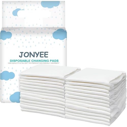 Basics Dog and Puppy Pee Pads with 4-Layer Leak-Proof and Quick-Dry Design for Potty Training, 13” x 17” Ultra Absorbent Disposable Changing Pads for Small Pets -White(25 Count)