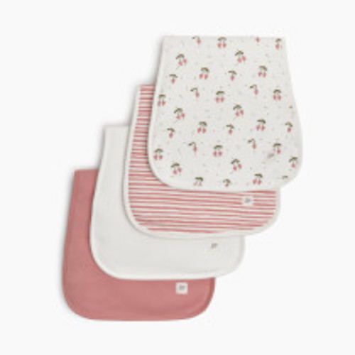 Tiny Kind Burp Cloth 4 Pack - Cherries