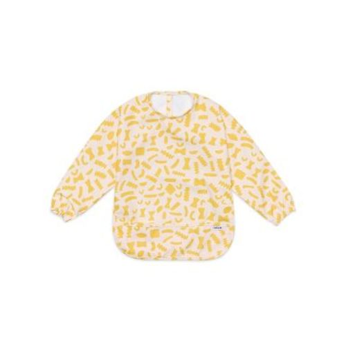 Lalo Long Sleeve Smock Bib - Pasta