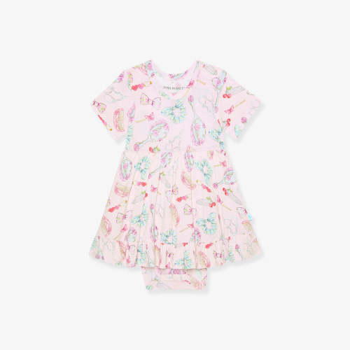 Posh Peanut: Ruffled Bodysuit Dress in Carlita