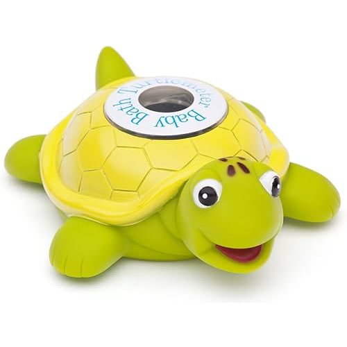 Turtlemeter, The Baby Bath Floating Turtle Toy and Bath Tub Thermometer