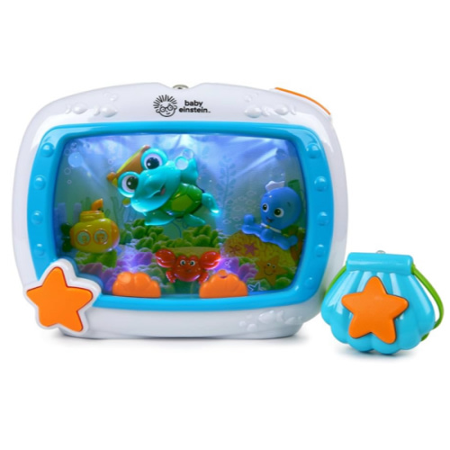 Baby Einstein Sea Dreams Soother Musical Crib Toy and Sound Machine, Newborn and up