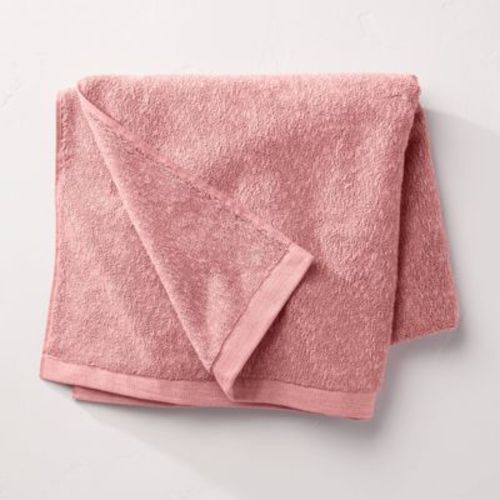 Slub Accent Organic Hand Towel Black - Casaluna™: Heavyweight Jacquard, Fade-resistant, Oeko-tex Certified