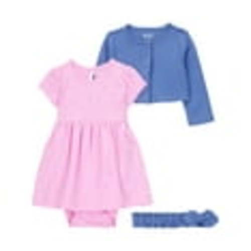 Carter's Child of Mine Baby Girl Dress Set, 3-Piece, Sizes Newborn-24 Months