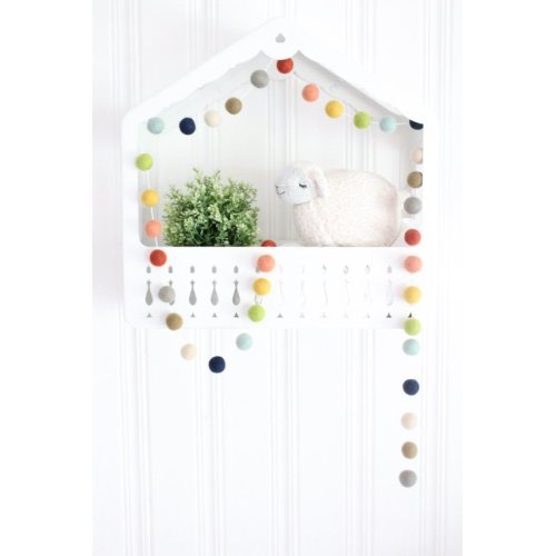 Farm to Table-pom Pom Garland Felt Ball Garland Gender - Etsy