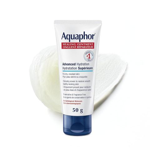 Eucerin Aquaphor Multi-purpose Healing Ointment for Extremely Dry, Cracked Skin, 50g
