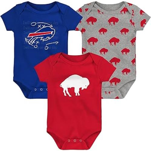 Outerstuff Newborn & Infant NFL Team Starter 3-Pack Bodysuit Set