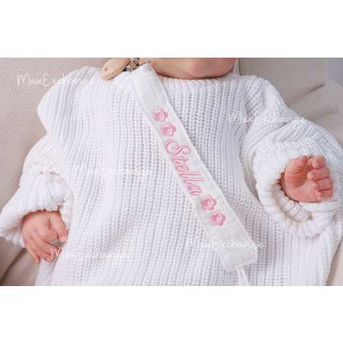 Custom Name Pacifier Clip | Personalized Baby Pacifier Clip | Pacifier Chain | Baby Shower Gift