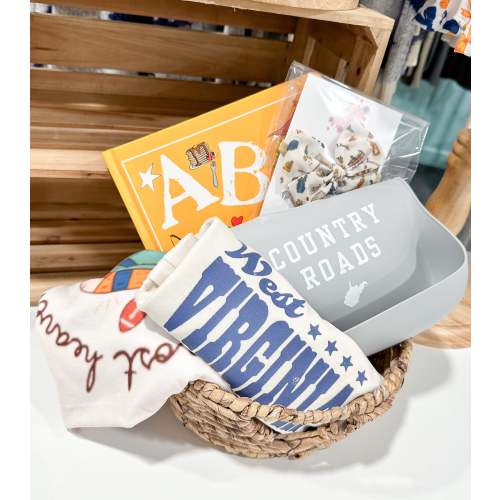 WVU Baby Basket – Peri+Co