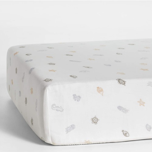 Supersoft Sea Dreams Organic Cotton Baby Crib Fitted Sheet