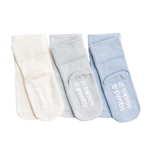 squid socks Boys Viscose from Bamboo Socks | 0-6M, 6-12M, 12-24M, & 2T-3T | Socks that Stay On | As Seen on Shark Tank