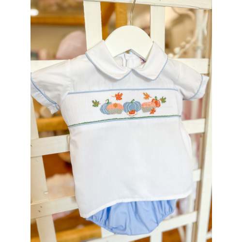 Sweet as Pie Champ Smocked Diaper Set