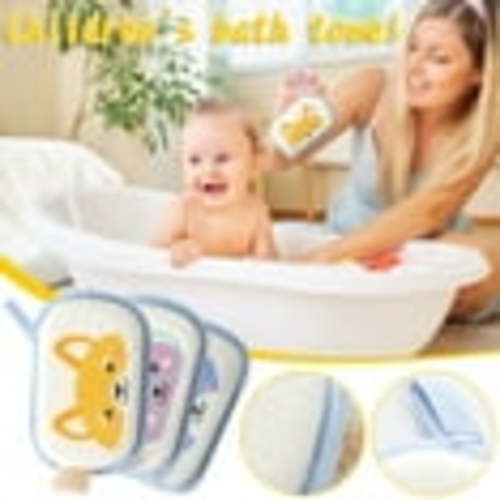 New Release,Baby Bath Sponge,Newborn Shampoo Bath Towel,Soft&Absorbent,Gentle Sponge,Kids Bath Towel,Baby Bathing,Baby Care,Infants Bathing Accessories Valentine's Special|Sponge,Purple
