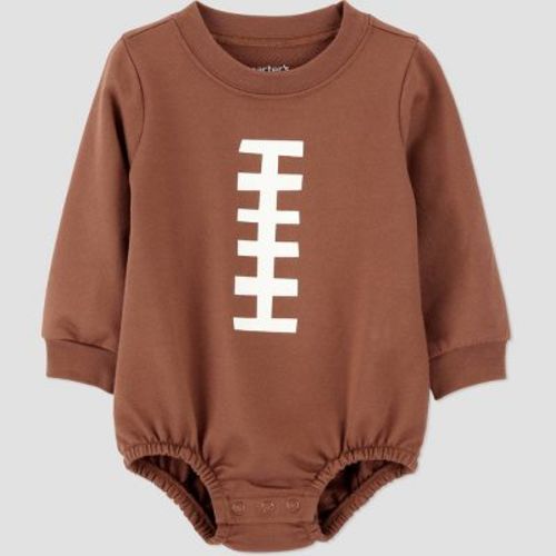 Carter's Just One You® Baby Football Bubble Bodysuit - Brown