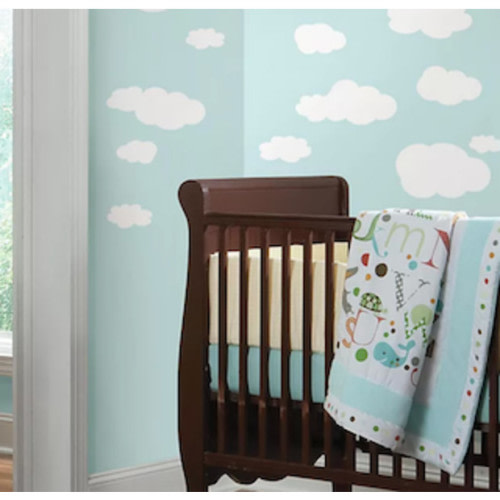 White Clouds Peel & Stick Wall Decals