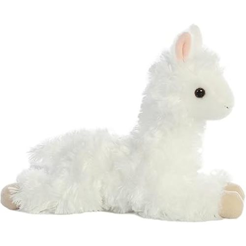 Aurora® Adorable Mini Flopsie™ Ansy Alpaca™ Stuffed Animal - Playful Ease - Timeless Companions - White 8 Inches
