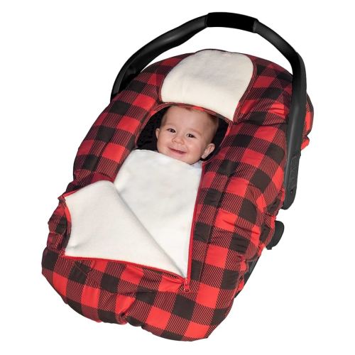 Jolly Jumper Arctic Sneak-A-Peek - Red/Black Plaid