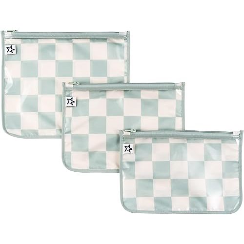Tiny Twinkle Mess-proof Travel Bags, Airline Compliant, Zipper Closure, Clear Front Pouch, Diaper Bag Packing, Toiletry or Cosmetics Organizer