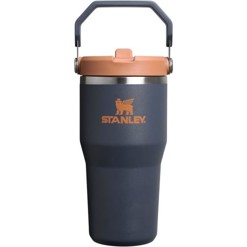 Stanley IceFlow 2.0 Flip Straw Tumbler with Handle 20 oz | Twist On Lid and Flip Up Straw | Leak Resistant Water Bottle | Insulated Stainless Steel | BPA-Free | Twilight
