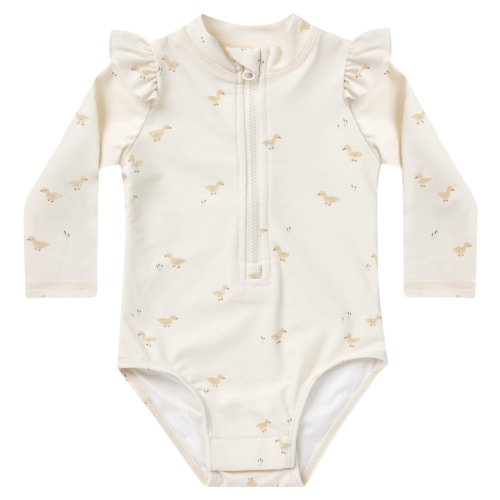 Byron Rashguard One-Piece Swimsuit, Ducks