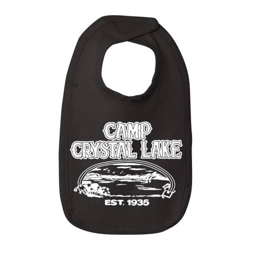 Camp Crystal Lake Cotton Baby Bib