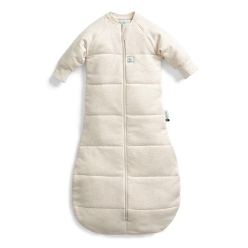 ergoPouch Long Sleeve Jersey Sleeping Bag 2.5 Tog Oatmeal Marle Size 3-12 Months