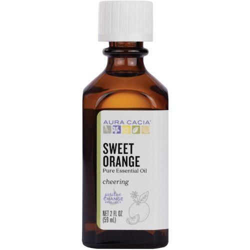 Aura Cacia Essential Oil, Cheering Sweet Orange, 2 fl. oz.