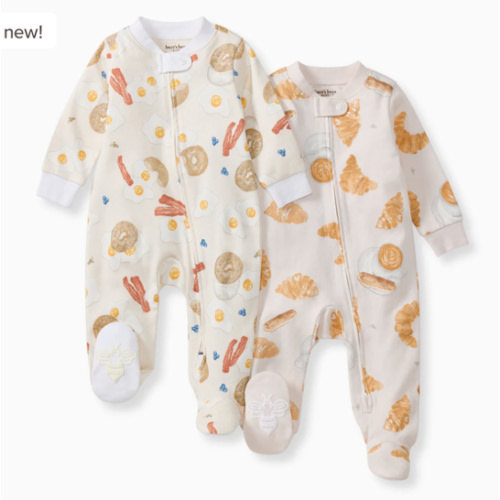Eggs & Coffee Organic Sleep & Play 2 Pack – Burt's Bees Baby
