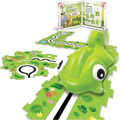 Learning Resources Coding Critters Go Pets Dart the Chameleon - 14 Pieces, Ages 4+, Screen-Free Toy For Kids, Interactive STEM, Critical Thinking