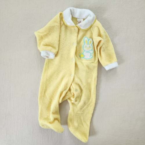 Vintage Sears Bunny Terrycloth PJs 0-3 months