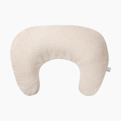 New Nursing Pillow with Luxe Fabric Cover - Oatmeal Boucle