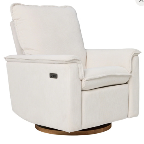 Louie Electric Recliner Glider Nursery Chair in Coconut Teddy | IL Tutto | iL Tutto
