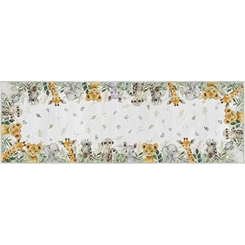 Artoid Mode Animals Elephant Giraffe Hallway Rug