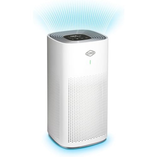 Clorox Air Purifiers for Home, True HEPA Filter, Large Rooms up to 1,500 Sq Ft, Removes 99.9% of Mold, Viruses, Wildfire Smoke, Allergens, Pet Allergies, Dust, AUTO Mode, Whisper Quiet