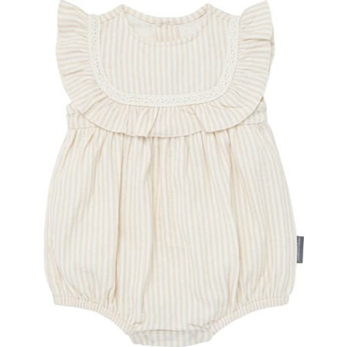 Ruffle Bubble Romper, 3-6M