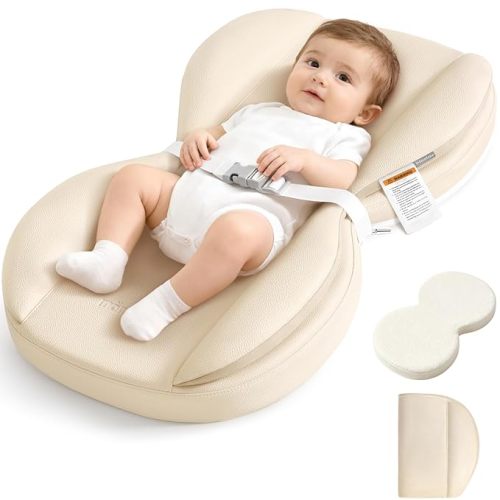 Baby Changing Pad with Waterproof & Wipe-Clean, Non-Slip Foldable PU Diaper Changing Pad, Adjustable Safety Belt, Changing Pad for Dresser, Changing Table,28"X16",Yellow