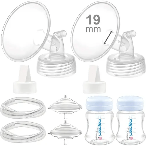 19mm Flange Maymom Pump Parts Compatible with Spectra S2 Spectra S1 Spectra 9 Plus Breastpump Not Original Spectra Pump Parts Replace Spectra S2 Accessories and Spectra S1 Plus Accessories
