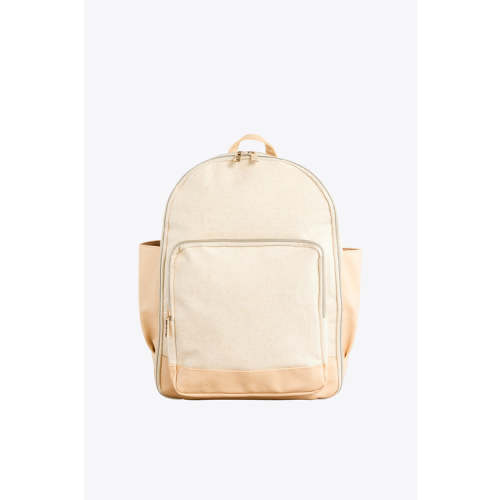BÉIS 'The Backpack Diaper Bag' in Grey - Chic Diaper Backpack