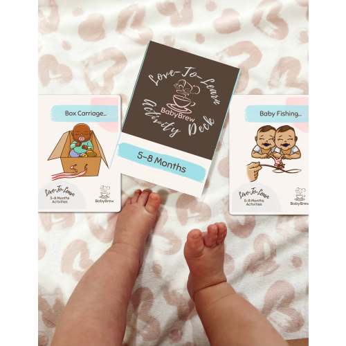 Baby Development Activity Cards, 5-8months