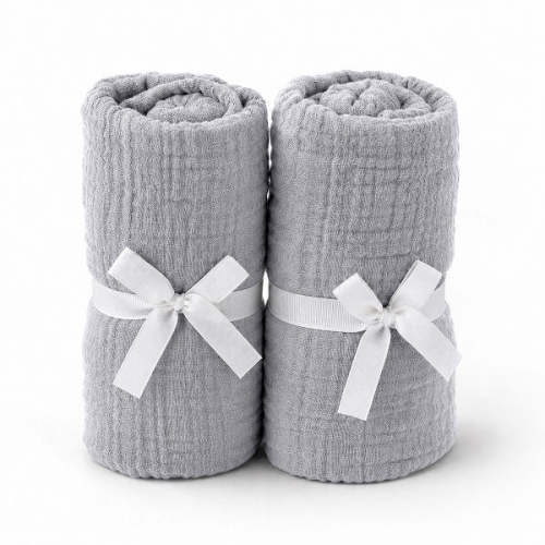 Breathable, Organic Cotton Sheets (2-pack) - Standard / Evening Grey