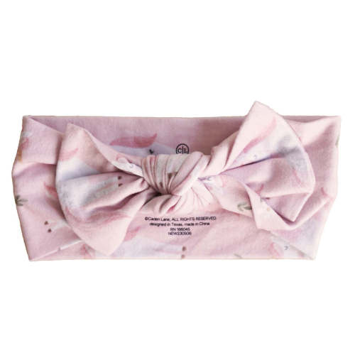 Sweet Unicorn Knit Large Bow Headwrap