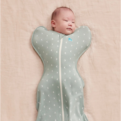 Swaddle Up™ 1.0 TOG Cotton Olive Moon – Love to Dream (Newborn)