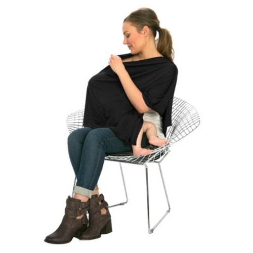 Bamboobies Chic Nursing Shawl - Black