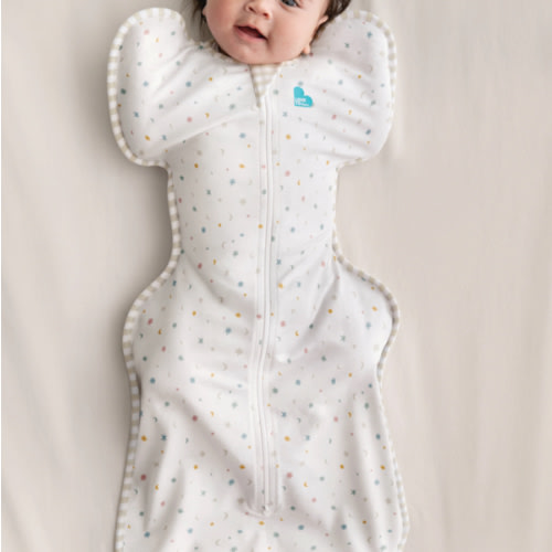 Swaddle Up™ 0.2 TOG Organic Cotton White Starlight
