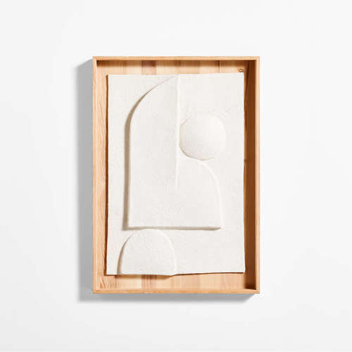 "Lain I" Paper Mache Wall Art