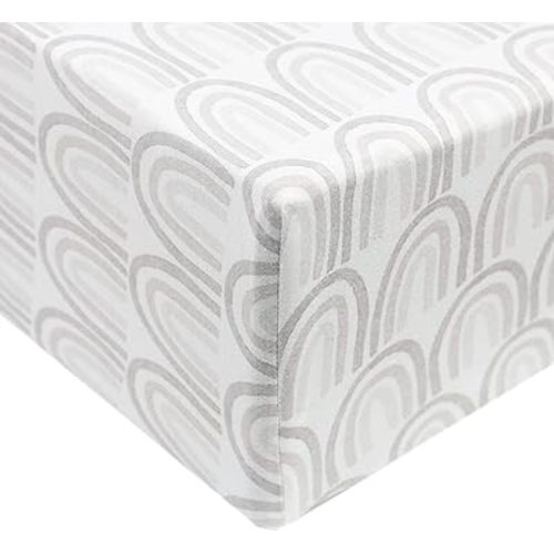 Premium Knit Baby Crib Sheets for Boys and Girls by Copper Pearl: Breathable and Soft, Fitted Crib Sheets for Standard Baby Mattresses, Crib Sheet for Baby Registry or Shower Gift, Bliss