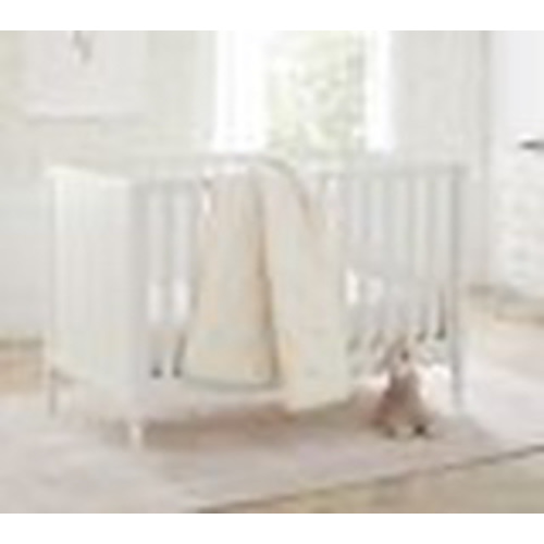 Cuddle Me Muslin Baby Quilt | White