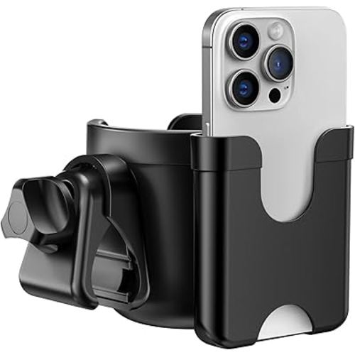 Guiseapue Stroller Cup Holder with Phone Holder