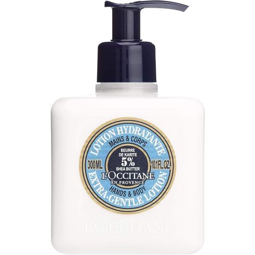 L’OCCITANE Shea Butter Extra-Gentle Moisturizing Lotion: Organic Verbena Extract, Relaxing Lavender, Comfort Skin, Fast-Absorbing Lotion, With 5% Organic Shea Butter, Vegan, Lightweight