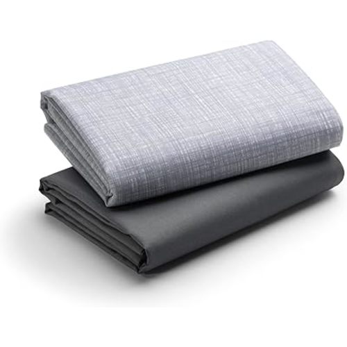 Graco® Pack 'n Play® Quick Connect™ Playard Waterproof Sheets, 2 Pack, Woven and Grey